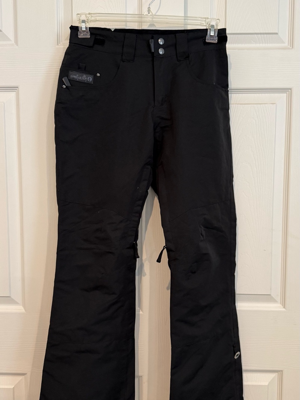 Vintage Planet Earth Women's Black Snow/Ski Pants